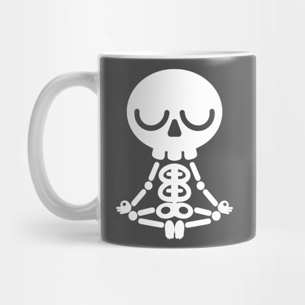 The meditating skeleton by Studio82